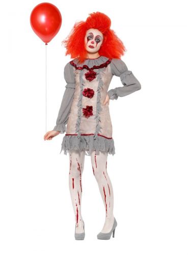 Vintage Clown Lady Costume