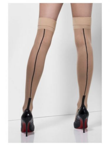 Sheer Seamed Hold-Ups (1940s)