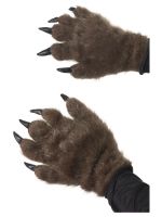 Hairy Monster/Animal Hands, Brown