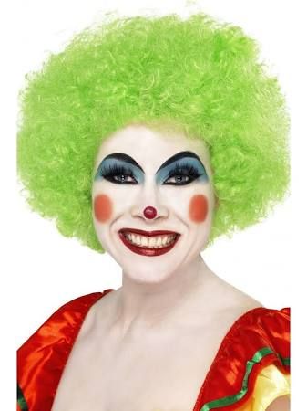 Crazy Clown Wig, Green