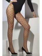 Ladies Black Diamond Net Tights