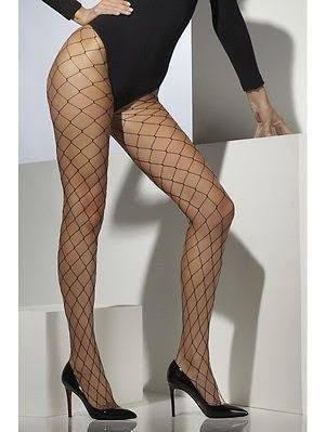 Ladies Black Diamond Net Tights