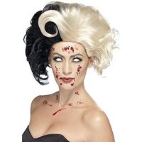 Evil Madame Wig, Black & Blonde