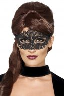 Smiffy's 44282 Embroidered Lace Filigree Eye Mask