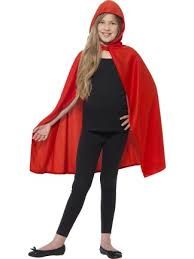 Red Hooded Children's Cape