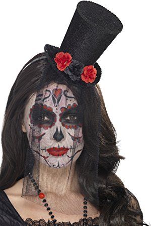 Day of the Dead Mini Top Hat