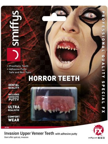 Smiffys Make-Up FX, Horror Teeth, Invasion