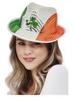 Paddy's Day Irish Flag Sequin Trilby Hat