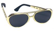 Gold Rock & Roll Glasses