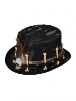 Top Hat Black Voodoo Style 