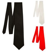 Adult’s Gangster Tie – Black/White/Red