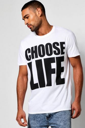 Oversized Choose Life T Shirt