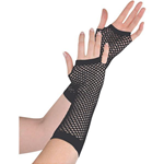 Black Fishnet Gloves