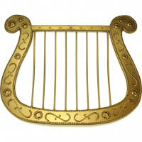 Gold Angel Harp