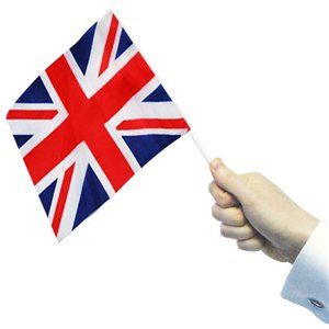  Union Jack Hand Waving Flags