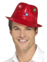 Light Up Sequin Trilby Hat