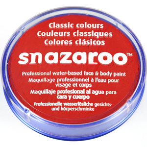 Snazaroo bright red face paint