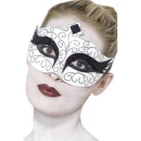 Gothic swan eye mask 