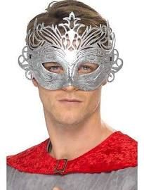 Colombina Silver Mask