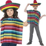 Mexican Instant Kit (Poncho & Sombrero)