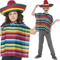 Mexican Instant Kit (Poncho & Sombrero)