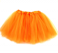 Women's Classic 3-layered orange tutu