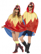  Unisex Parrot Party Poncho 