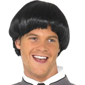  60's Bowl Mod Wig - Black