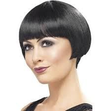  Black 20's Flapper Bob Wig  