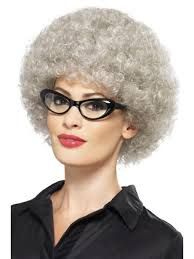 Granny perm wig