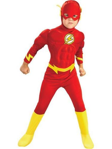 The Flash Deluxe Muscle Chest - Child Costume