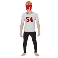 Missing Scalp Boy - Morphsuit for Kids - Childern Fancy Dress Costume - Large - Age 10-12 (137-152cm)