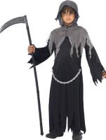 Grim Reaper Costume Child Includes Cloak and Hood