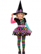 Miss Matched Witch - Toddler & Child Costume