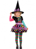 Miss Matched Witch - Toddler & Child Costume