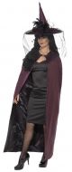 Reversible Cape, Black & Purple