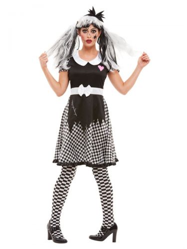 Broken Doll Costume, Black