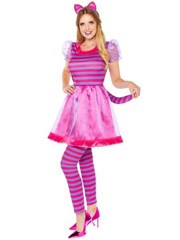 Cheshire Cat Dress - Adult Costume