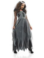  Black Corpse Dress - Adult Costume