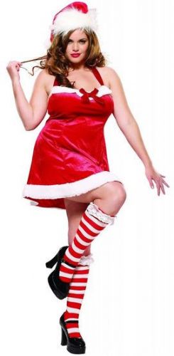 Leg Avenue Santas Little Helper Costume Sexy Halterneck