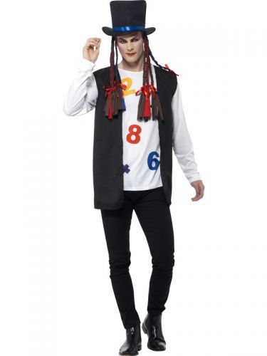 Men's 80's Pop Star Fancy Dress Costume