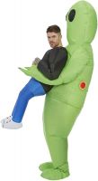 Inflatable Alien Abduction Costume, Green