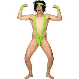 Mankini Lime Green Fancy Dress Heywood Manchester Bury