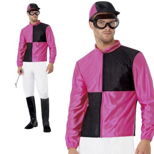 Jockey Costume, Black & Pink