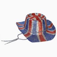 Union Jack Glitter Cowboy Hat