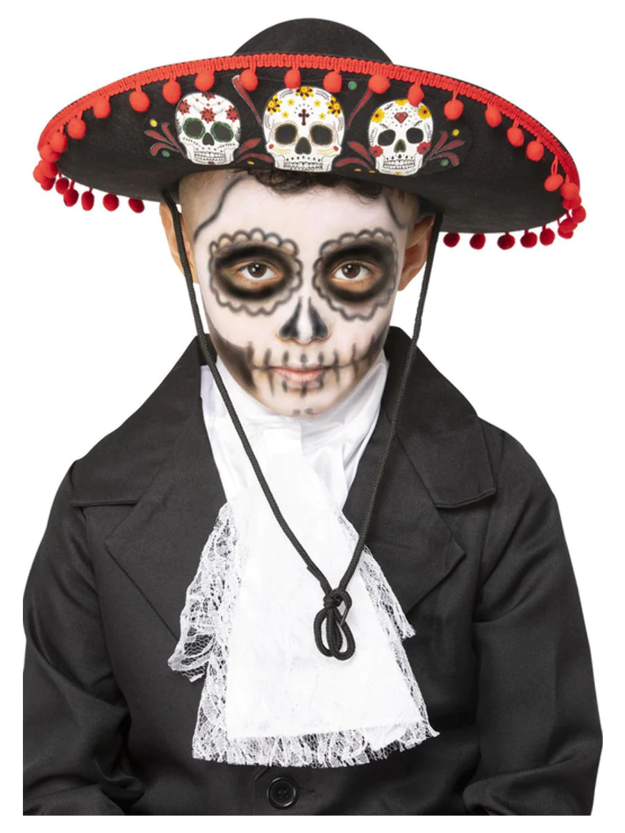 Kids Day of the Dead Sombrero 