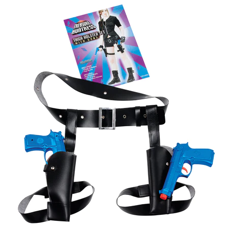 Thigh High Twin Holster Gun Set