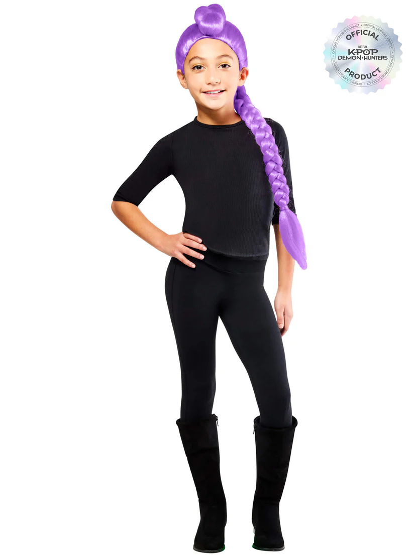 KPop Rumi Demon Hunters Kids Wig