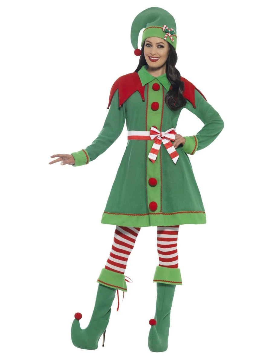 Deluxe Miss Elf Costume