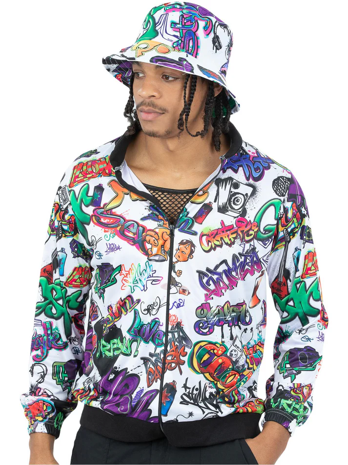 90s Hip Hop Graffiti Jacket 